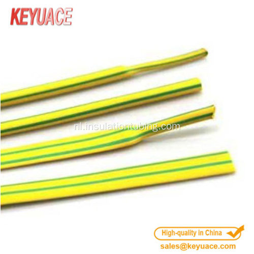 Excellent Tensile Colorful Heat Shrink Tube Geelgroen